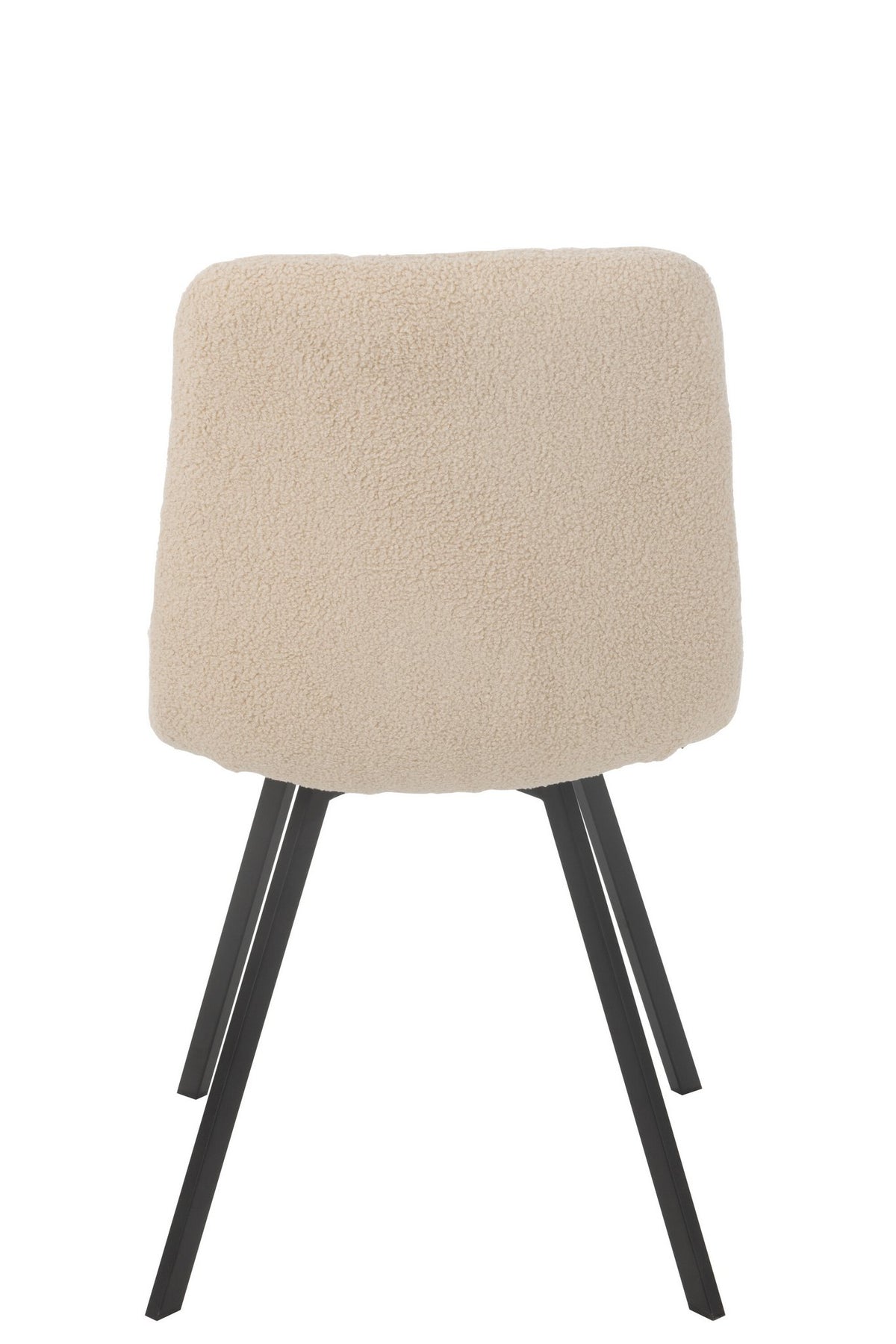 J-Line Eetstoel Clark Metaal/Polyester Wit