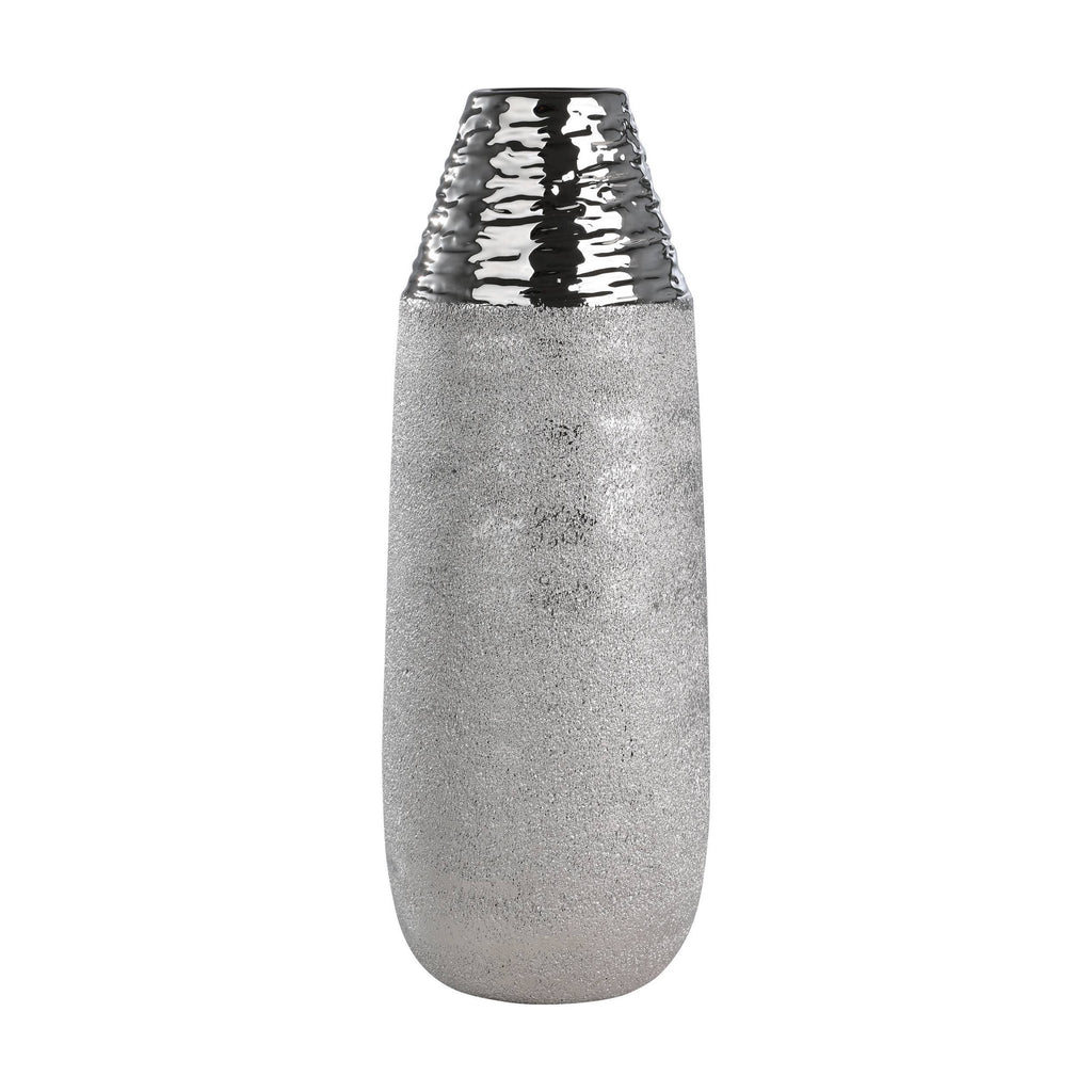 Vaas Aramberri Zilver 12x35 cm
