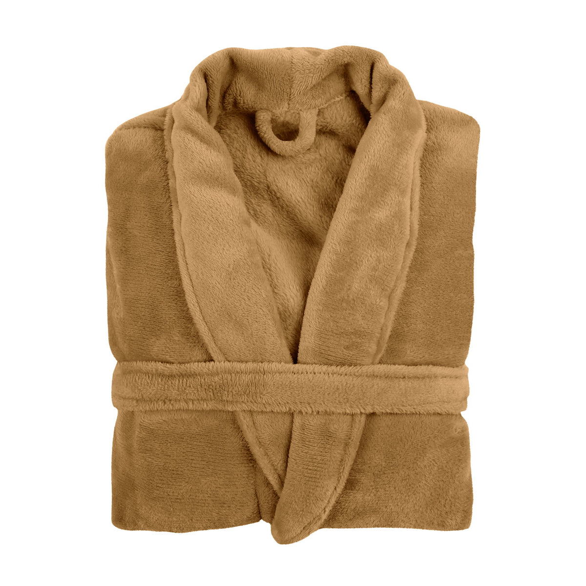 Badjas Cosy microflannel- L/XL - unisex, taupe