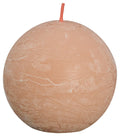 Shine rustiek bolkaars Ø76 Misty Pink
