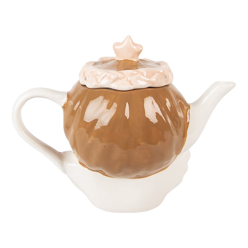 Theepot 650 ml Beige Keramiek