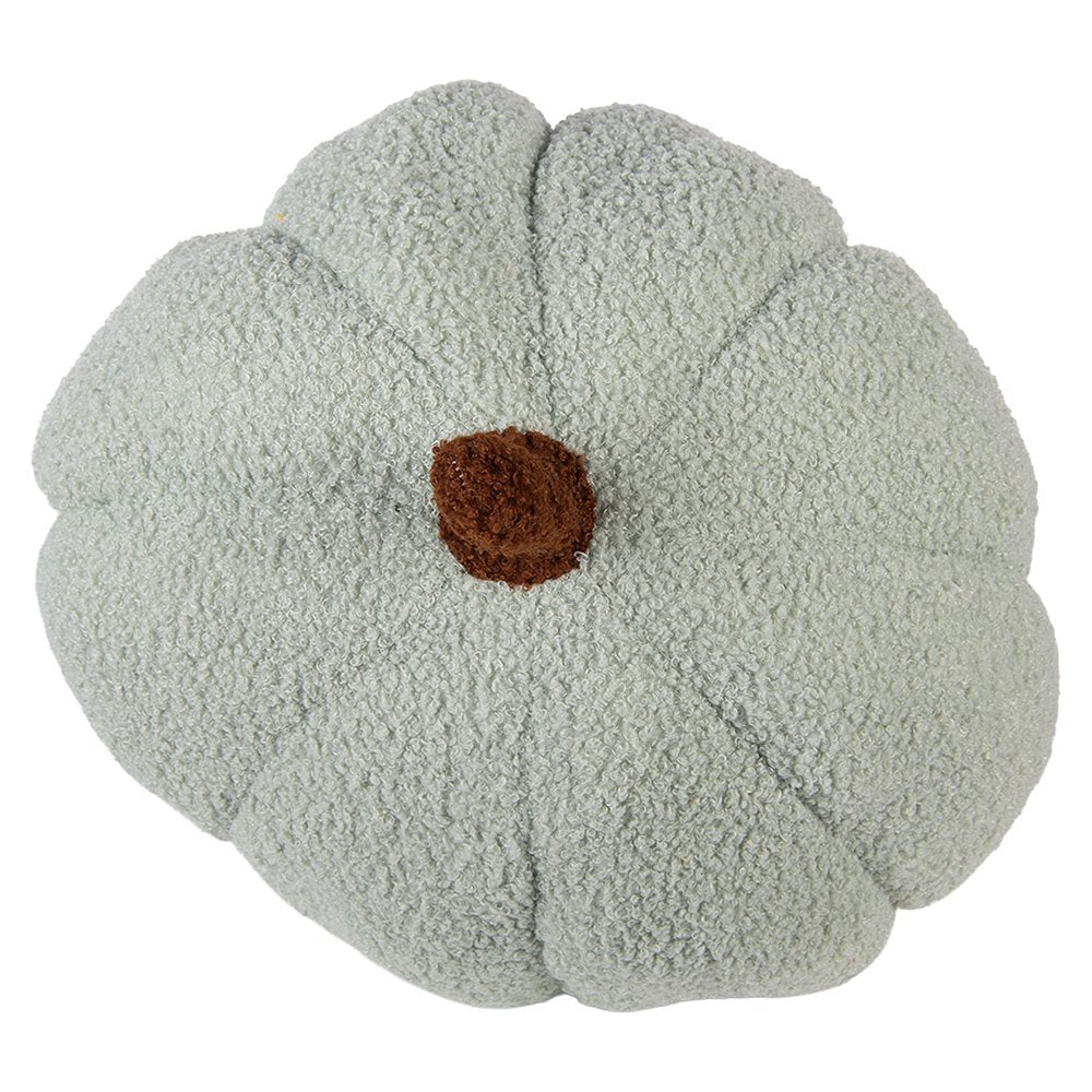 Decoratie Pompoen Ø 30x18 cm Groen Polyester