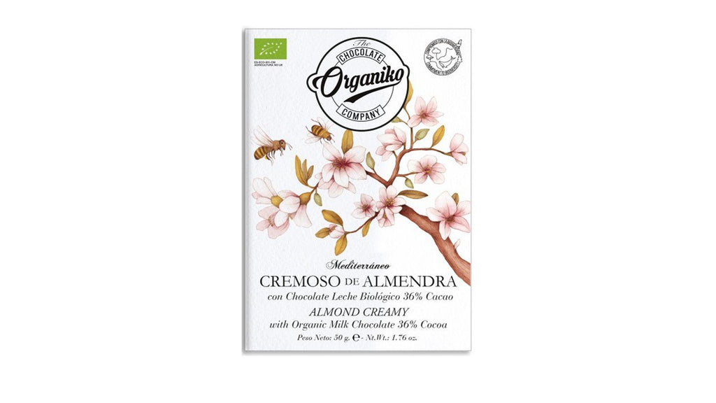 Organiko - Amandelen Creamy melk chocolade 36% Bio