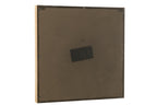 J-Line wandklok Vierkant - hout - naturel - L
