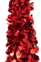 J-Line decoratie boom Sprankelend - polystyreen - bruin - large