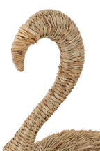 J-Line decoratie Flamingo - gras - naturel - L