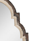 Mirror 63x4x91 cm Bruin Beige Hout Wall Mirror