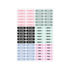 Stick it Stickerbook green, per 6 stuks