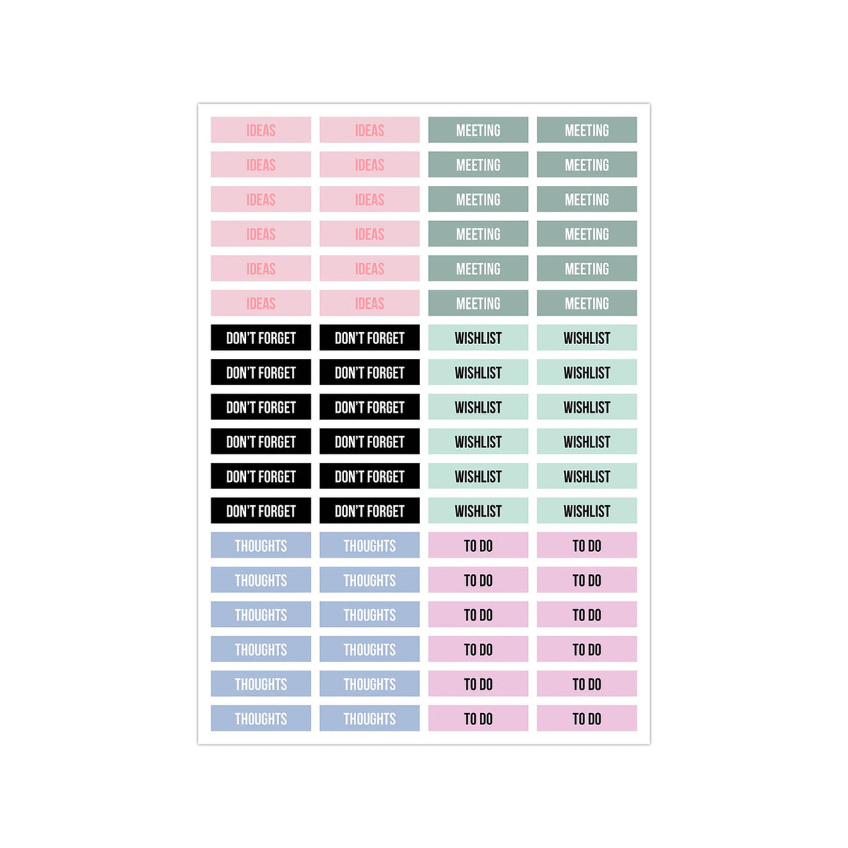 Stick it Stickerbook green, per 6 stuks