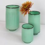 Vaas 10,5xH14cm pistachegroen Milo
