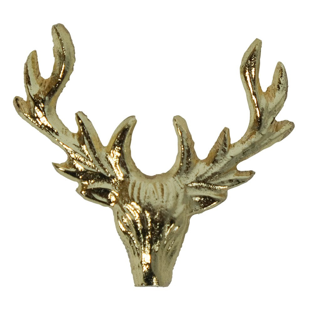 Kaarsenpin hert silver 5cm (set of 4)