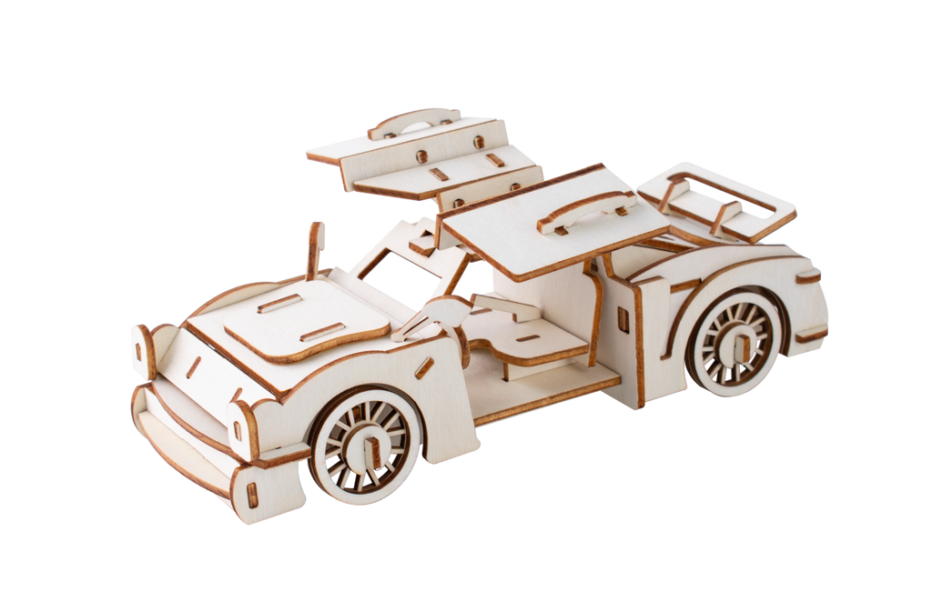 Bouwpakket Sportauto met Vleugeldeuren