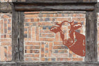 Kiekeboe Koe/Cow Klara, 141631, Roest, 26,2x25,9x0,2cm