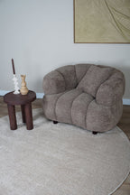 Vloerkleed Rich Beige - Rond ø240 cm