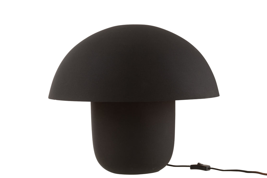J-Line tafellamp - ijzer - zwart - L