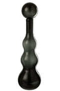 J-Line decoratoe Fles + Stop Carol - glas - zwart - large