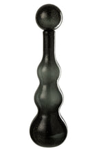 J-Line decoratoe Fles + Stop Carol - glas - zwart - large