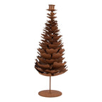 Kandelaar Kerstboom Bruin Metaal