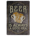 Bier Retro Wandbord 30x20
