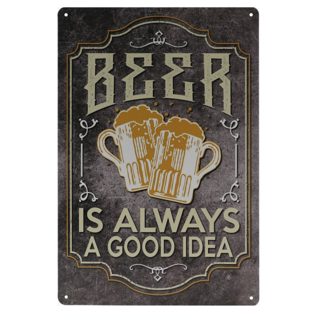 Bier Retro Wandbord 30x20