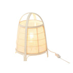 J-Line lamp Rya - katoen/bamboe - wit - small
