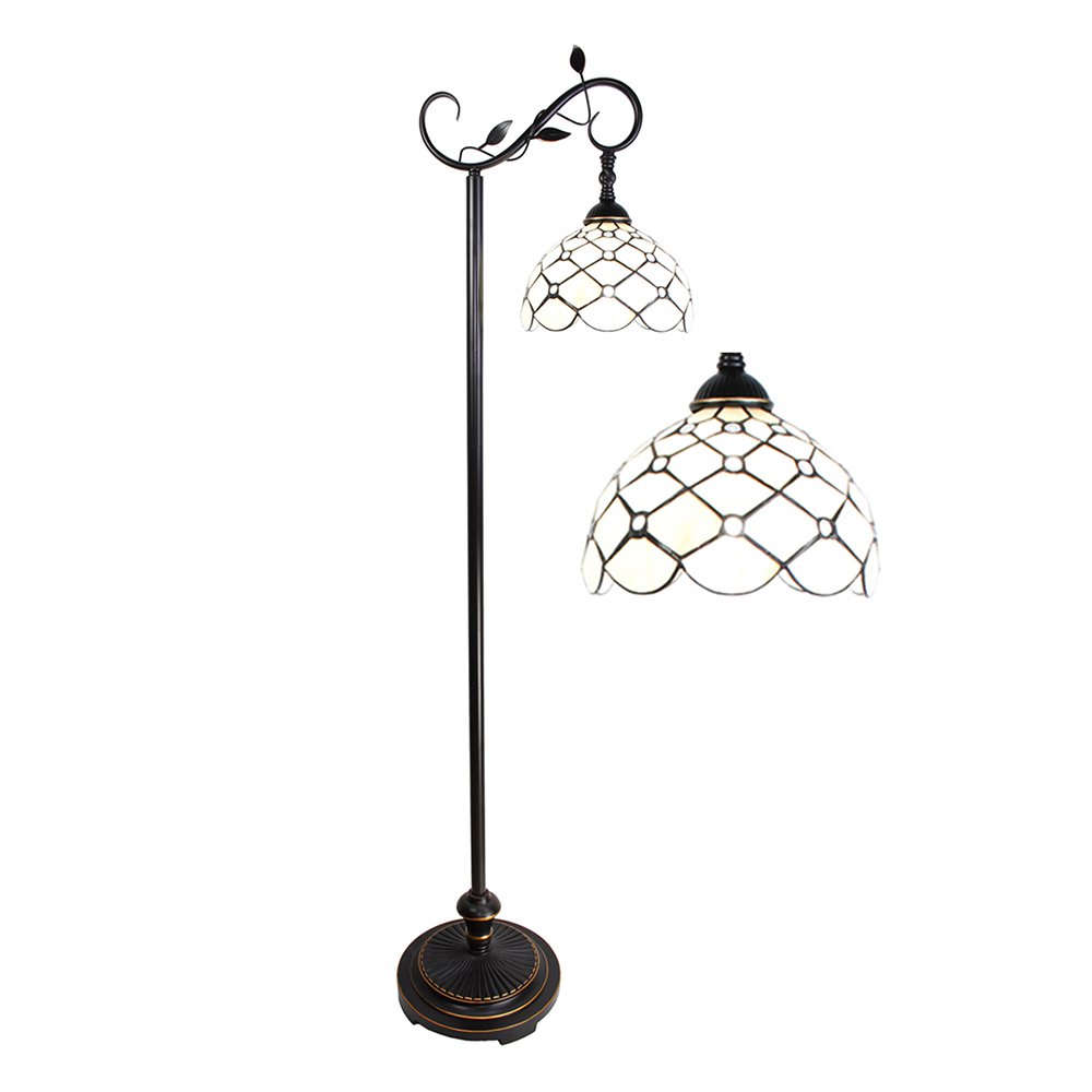 Tiffany Vloerlamp 152 cm Bruin Beige Polyresin Staande Lamp