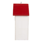 Vogelhuis 15x10x22 cm Wit Hout