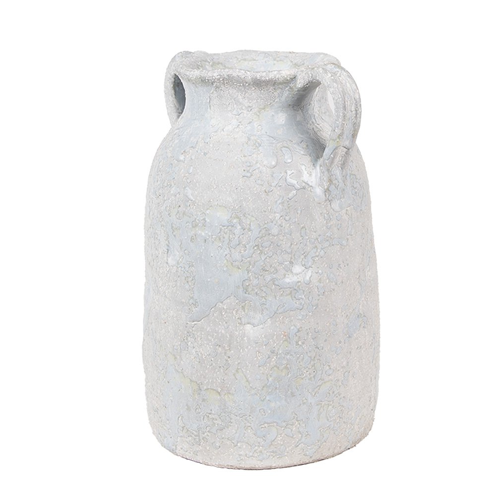 Vaas 15x12x20 cm Grijs Terracotta Decoratie Vaas