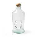 Eco fles met gat en dop h35 d17 5,5 cm