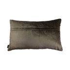 Overal in folie taupe champagne kussen 30x50 cm