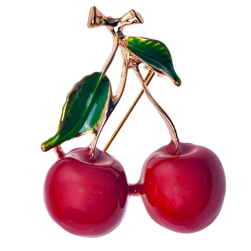 Broche Dames Rood, Metaal null