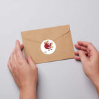 Etiketten – Kerstman - voor – 250 stuks