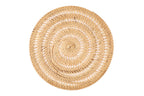 Placemat rattan spiraal - ronde - dia 36 cm