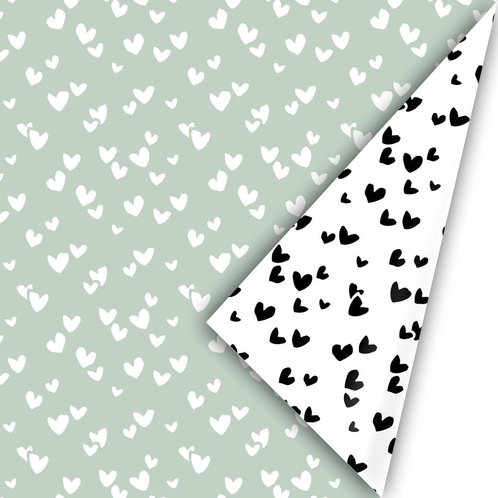 Solo Hearts '23 - Toonbankrol - 100m 30cm - salie/wit