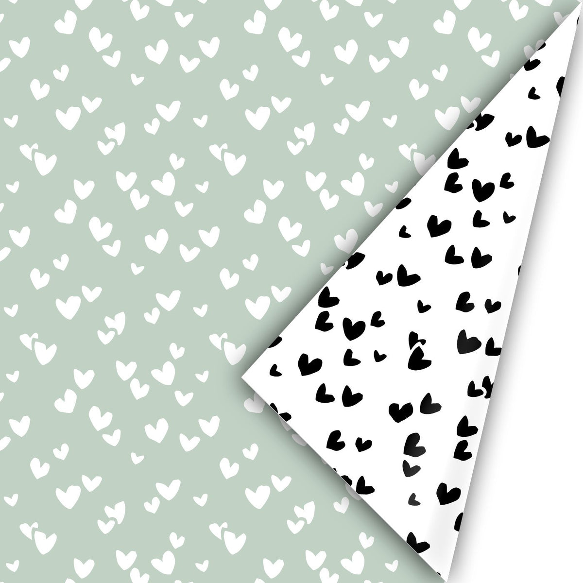 Solo Hearts '23 - Toonbankrol - 100m 30cm - salie/wit