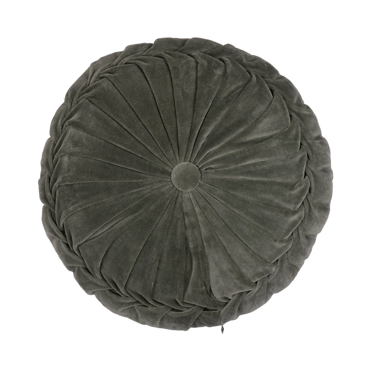 Kanan Velvet kussen groen dia40x10cm