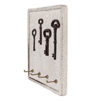 Sleutelrekje 22x5x25 cm Beige Hout