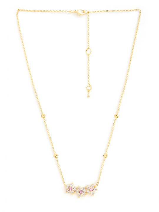 Met kristallen verfraaide ketting – mode-sieraden – constructie van verguld messing – individuele winkeleenheid