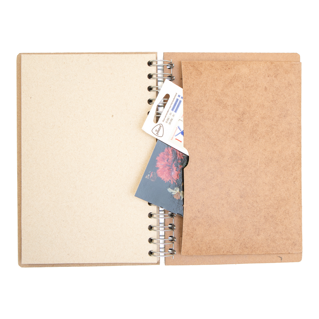 Duurzaam Houten Notitieboek – Komoni – Cat – Kat – Gerecycled papier – Navulbaar
