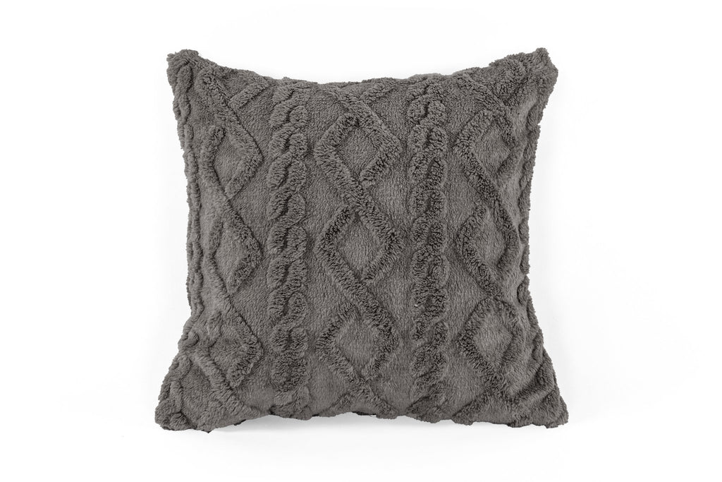 Kussen (gevuld) Velveteen - 45x45cm, indiantan
