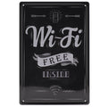 Wifi Retro Wandbord 30x20