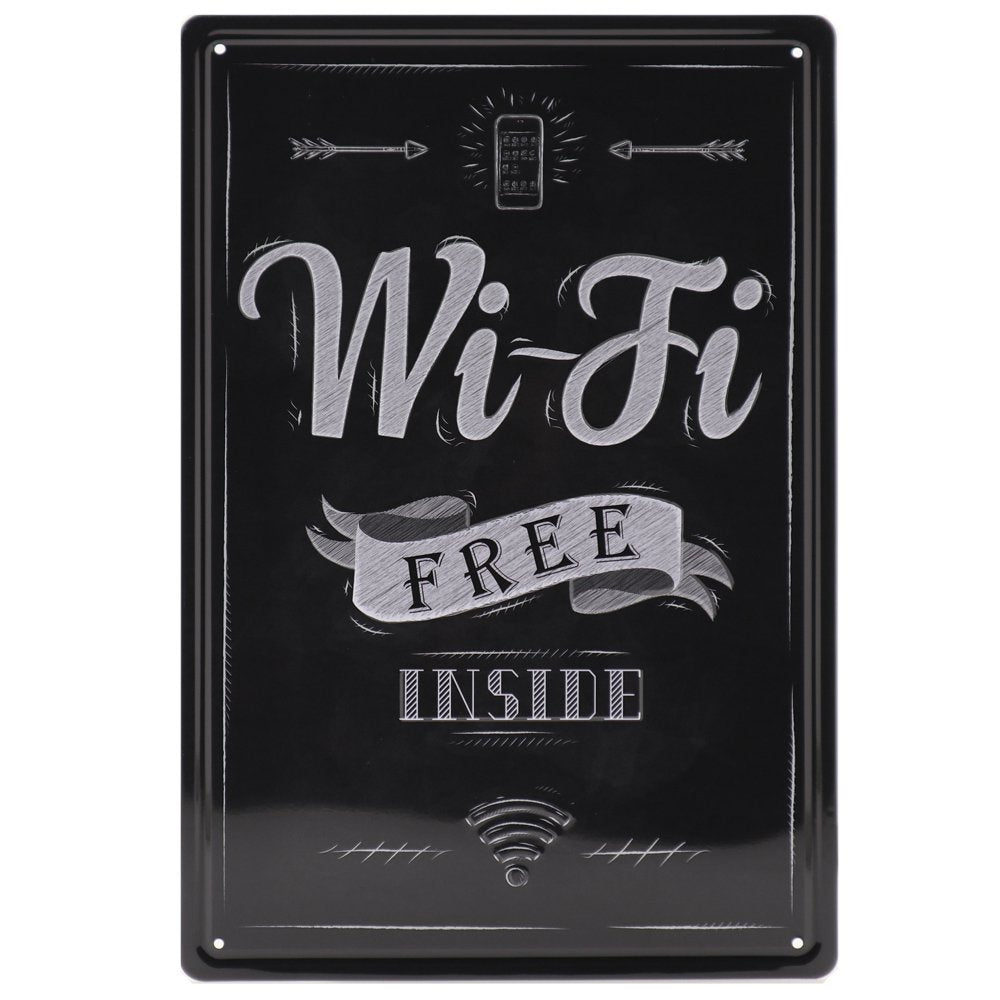 Wifi Retro Wandbord 30x20