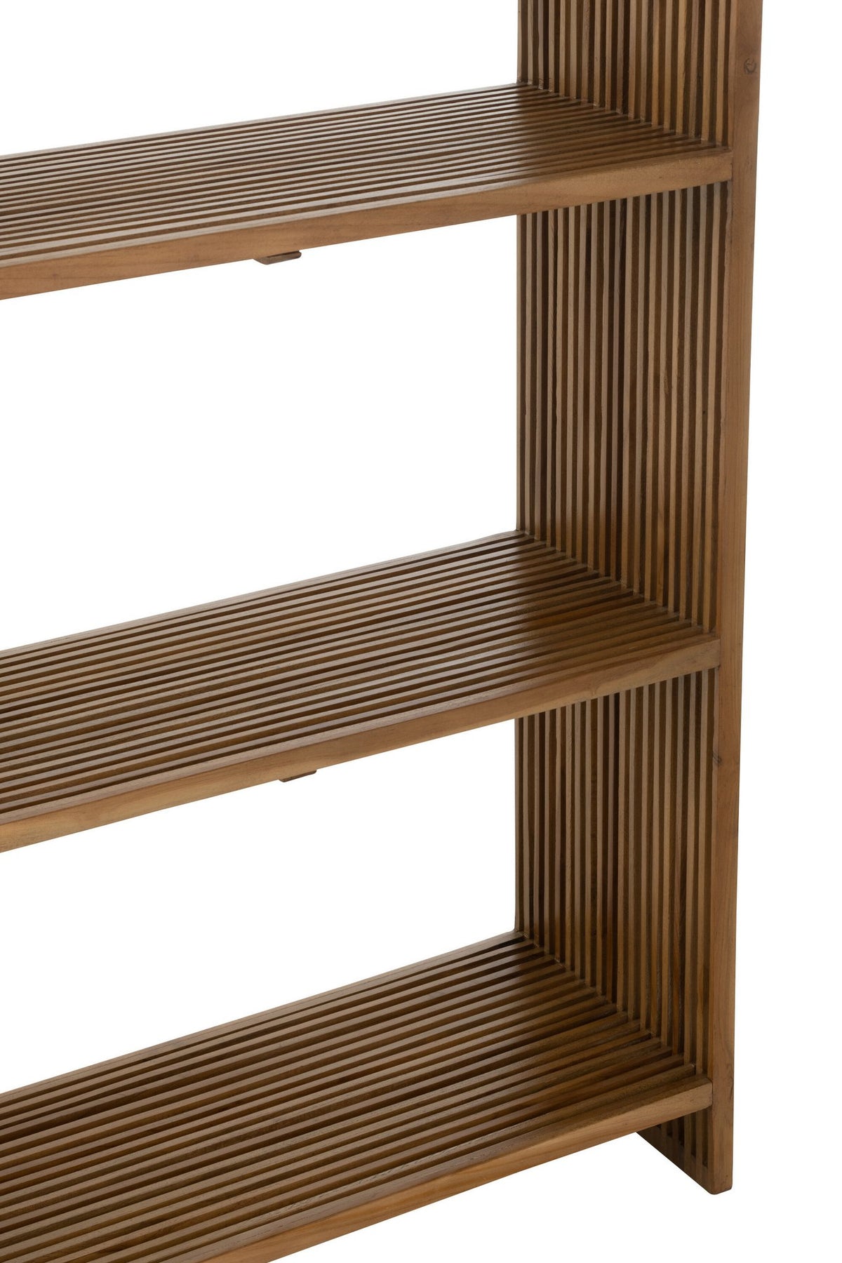 J-Line boekenkast 4 Schappen - gerecycleerd hout - naturel