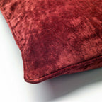 Chloe | Kussen | 50x50 cm Merlot | Rood | Hoii | Met luxe binnenkussen