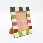Geruite hars fotolijst 5 x 7 inch modern decor huisgeschenken