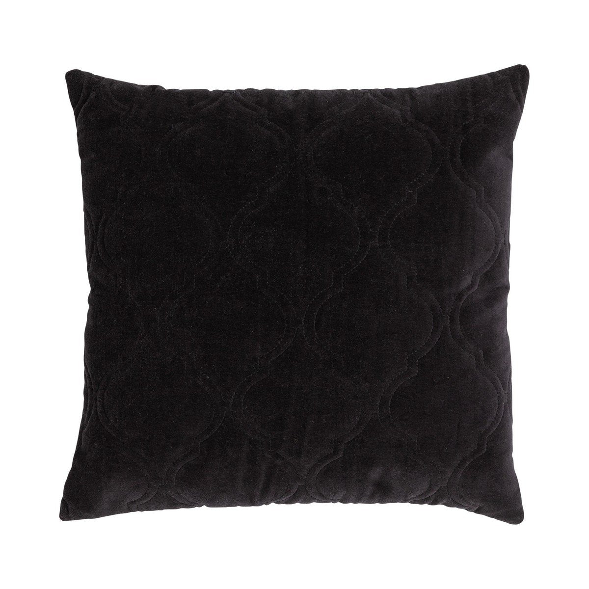 Moroccan Velvet kussen zwart 45x45cm