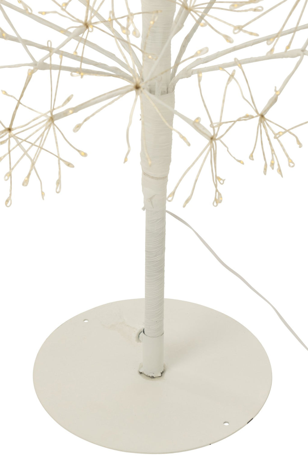 J-Line decoratie Boom - warm witte - ijzer - wit - extra L - LED