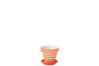 J-Line bloempot Granada Stripes - keramiek - oranje - XS - Ø 17 cm