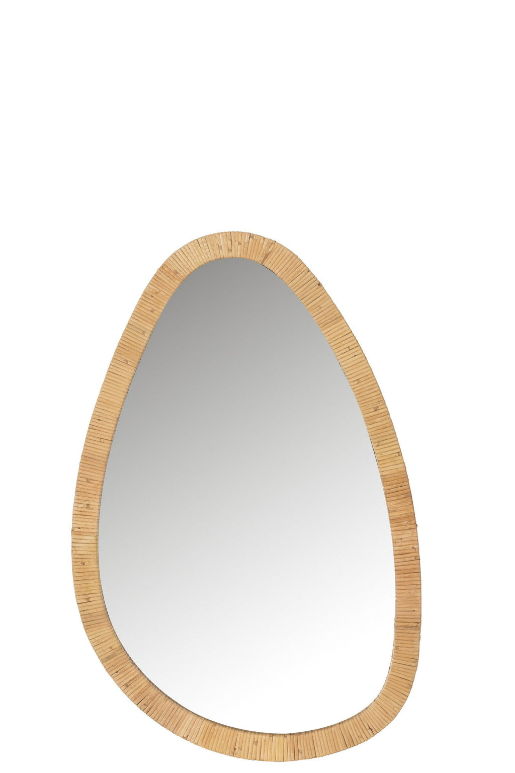 J -Line Spiegel Paille - Jute/Glas - Natuurlijk - Medium - 46 x 70 cm