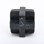 Modern zwart abstract knoopsculptuur decoratief accent voor hedendaagse interieurs
